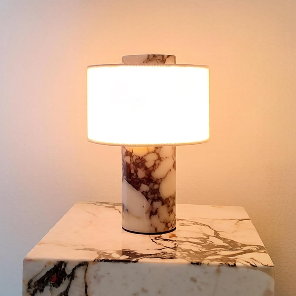 Rechargeable Marble Touch Dimmable Cordless Table Lamp