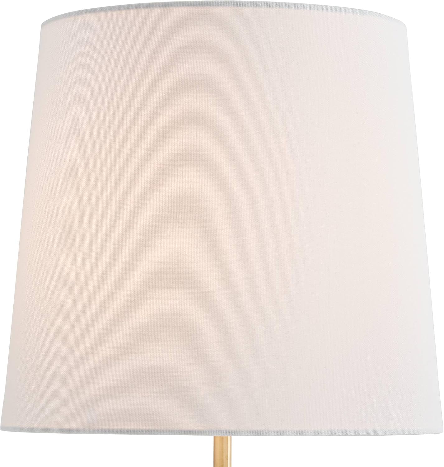 360 Lighting Ben 25" High Small Cylinder Modern Glam Table Lamp White Marble Finish Single Linen Black Shade Living Room Bedroom Bedside Nightstand House Office Home Reading Kitchen Entryway