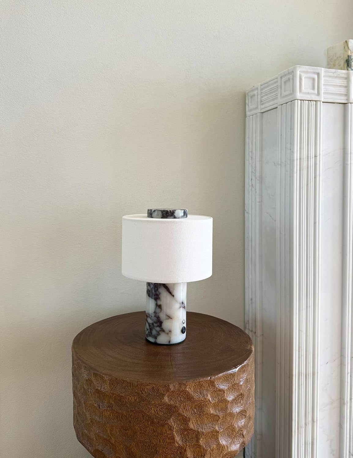 Rechargeable Marble Touch Dimmable Cordless Table Lamp