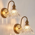 Brass Vintage Wall Sconces 2pc