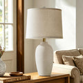 Farmhouse Textured Ceramic Lamp